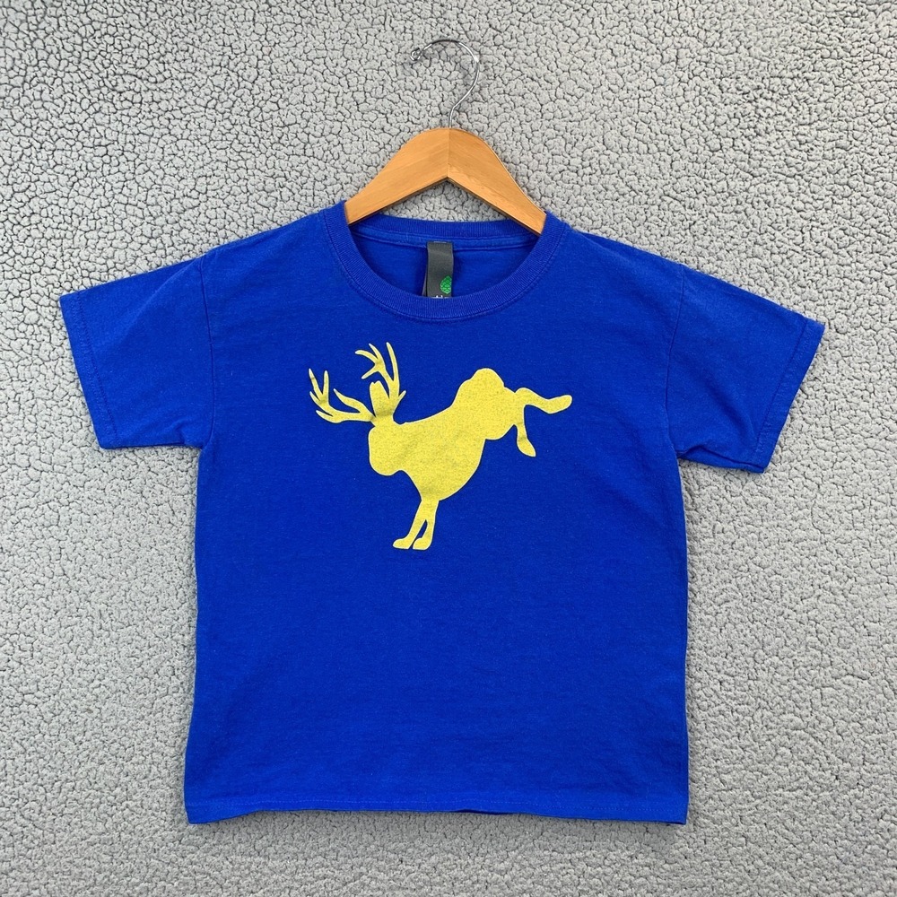 Stio Kids XL Bucking‎ Jackalope Short Sleeve T-Shirt Blue